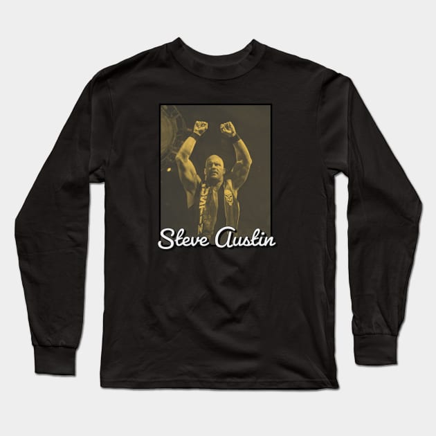 Steve Austin / 1964 Long Sleeve T-Shirt by DirtyChais